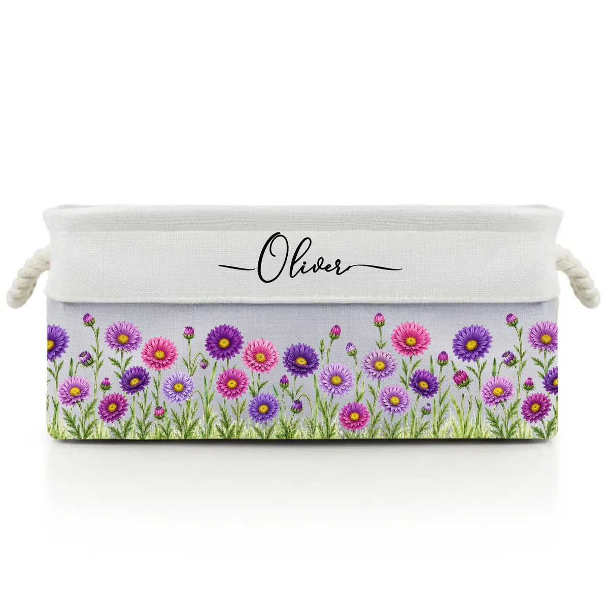 Custom Storage Basket -Personalized Birthday Gifts For Besties, Sisters, BFF, Family, Yourself A Garden Full Of Love