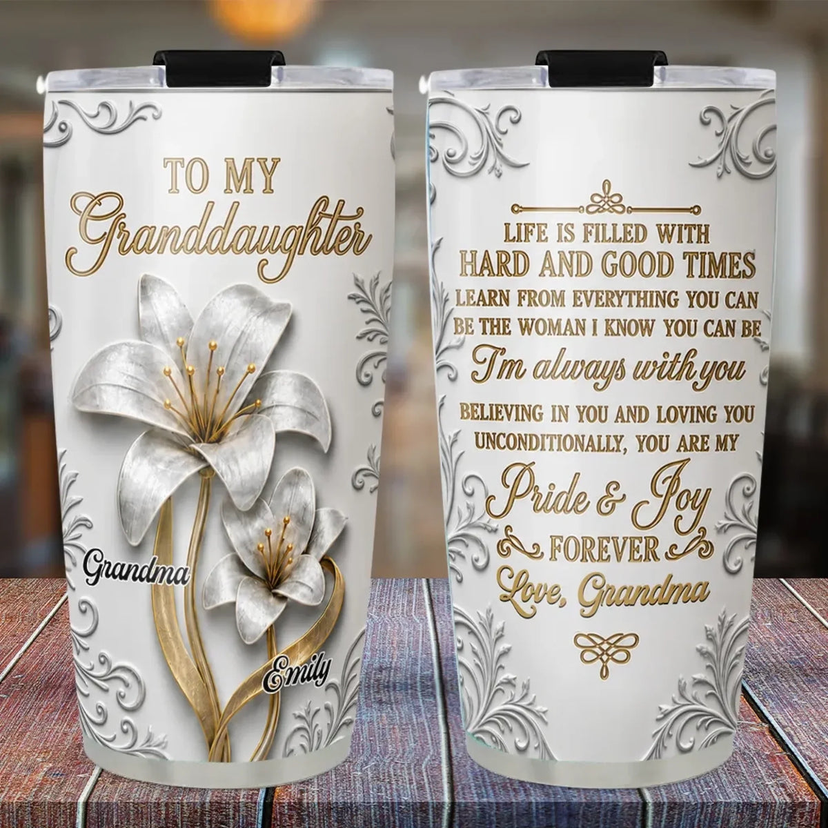 Learn From Everything You Can - Personalized 3D Effect Tumbler