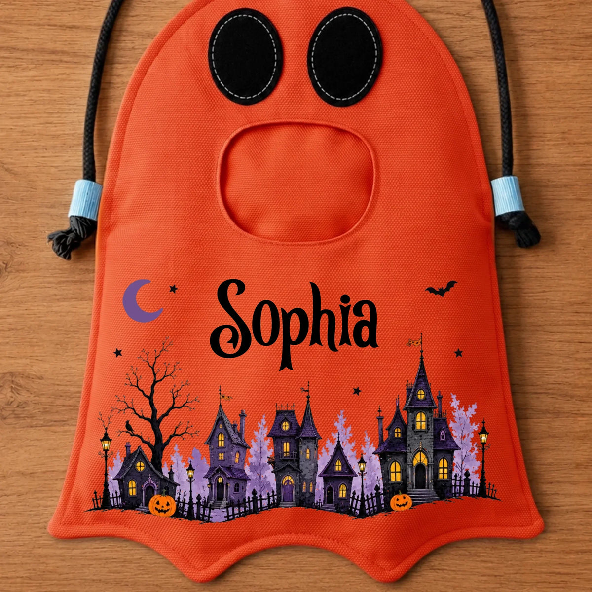 Custom Ghost Bag - Personalized Halloween Birthday Gifts For Kids - Trick Or Treat Smell My Feet