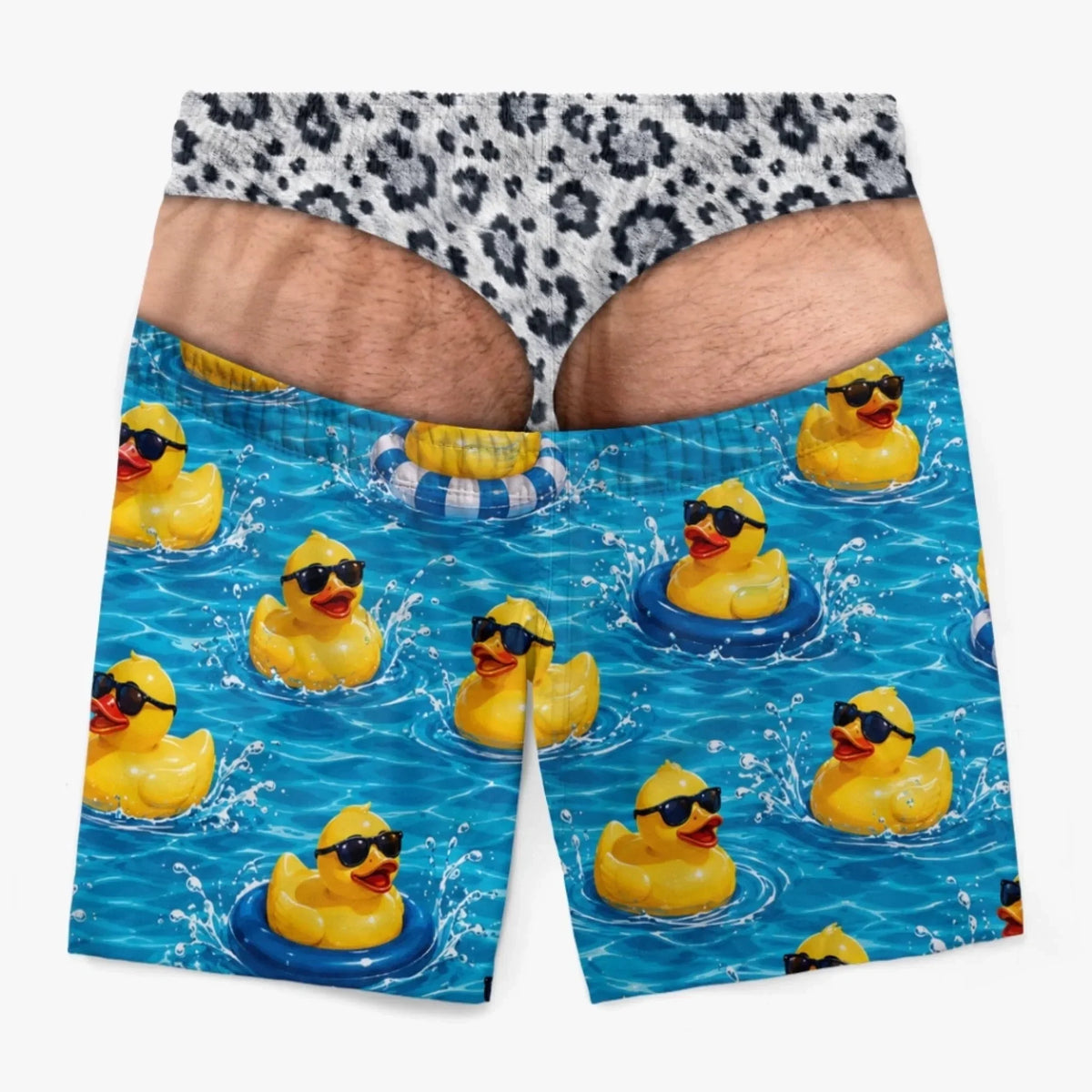 Custom Funny Men Swim Trunks - Personalized Birthday Gifts For Husband, Son, Grandson, Brothers, Grandpa, Dad, Yourself - Suns Out Legs Out