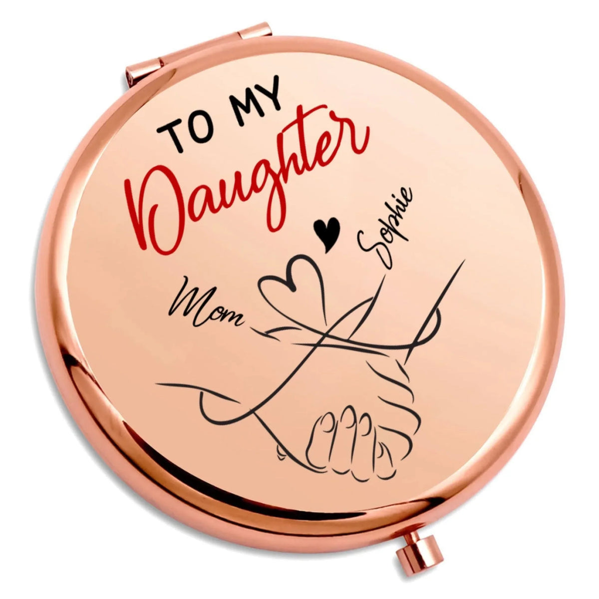 Custom Compact Mirror - Personalized Birthday Gifts For Wife, Daughter, Besties, Sisters, Granddaughter, Grandma, Mom, Yourself - How Special You Are To Me
