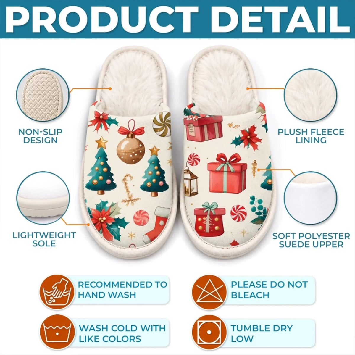 Custom Photo Flat Scuff Slippers - Personalized Christmas Birthday Gifts For Dog Cat Lovers, Dog Dad And Mom, Cat Owners - Happiness Is A Wagging Tail
