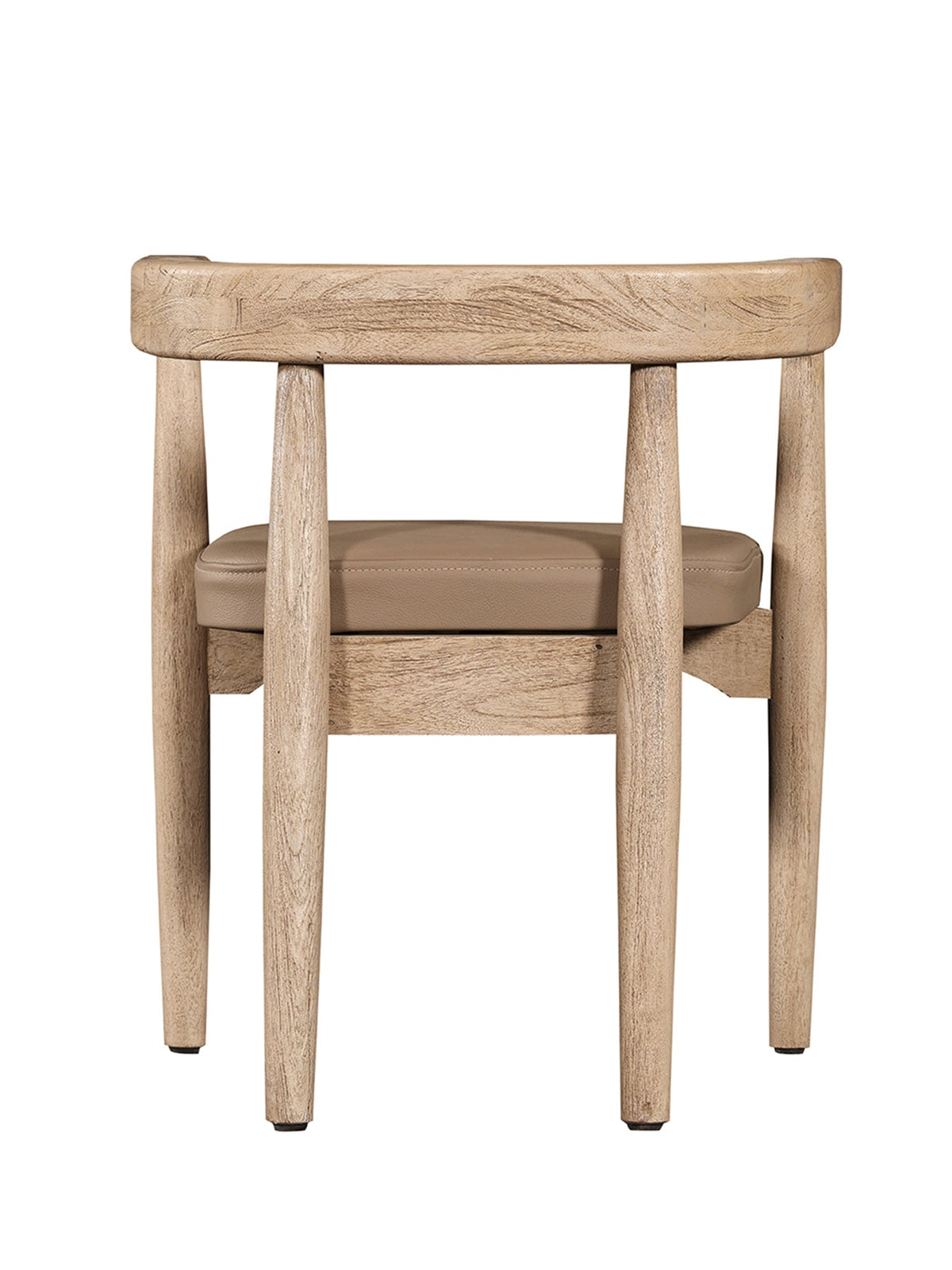 Arena Leather Dining Chair Brown