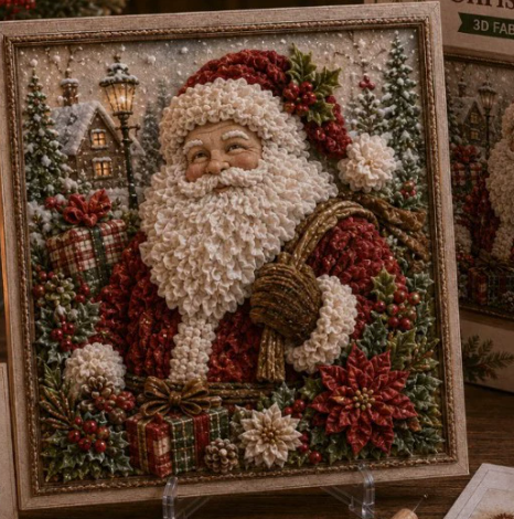 ๐ 3D Christmas Fabric Poke Art Kit๐ Handmade Fabric Poke Art Kit๐
Vintage Holiday Handmade Decoration, DIY Christmas Craft Kit for Adults & Beginner