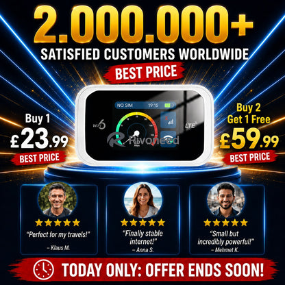 🥳2026 HOT SALE🥳💞50K+ SOLD!📶🌐 50% OFF! Mobile Hotspot – Portable WiFi, full coverage anywhere. No contract, no setup. Stay connected on the go! 📱✨
