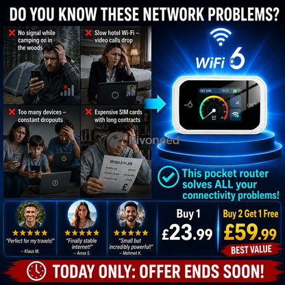 🥳2026 HOT SALE🥳💞50K+ SOLD!📶🌐 50% OFF! Mobile Hotspot – Portable WiFi, full coverage anywhere. No contract, no setup. Stay connected on the go! 📱✨