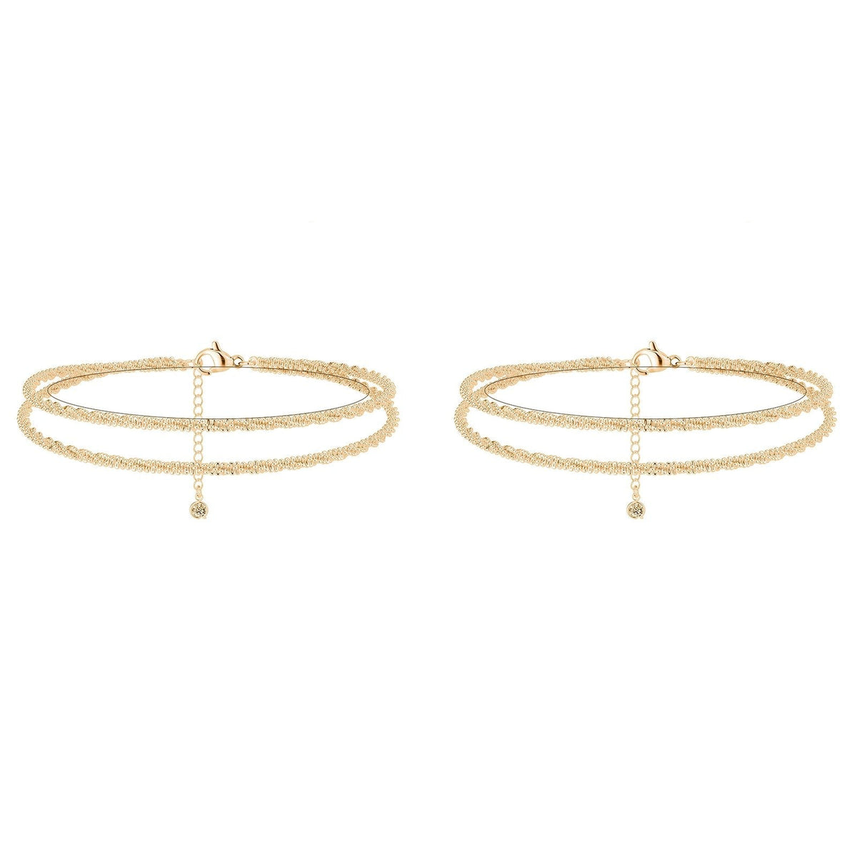 Buy 1 get 1 free🥰Dainty Layered Waterproof Anklet For your lover