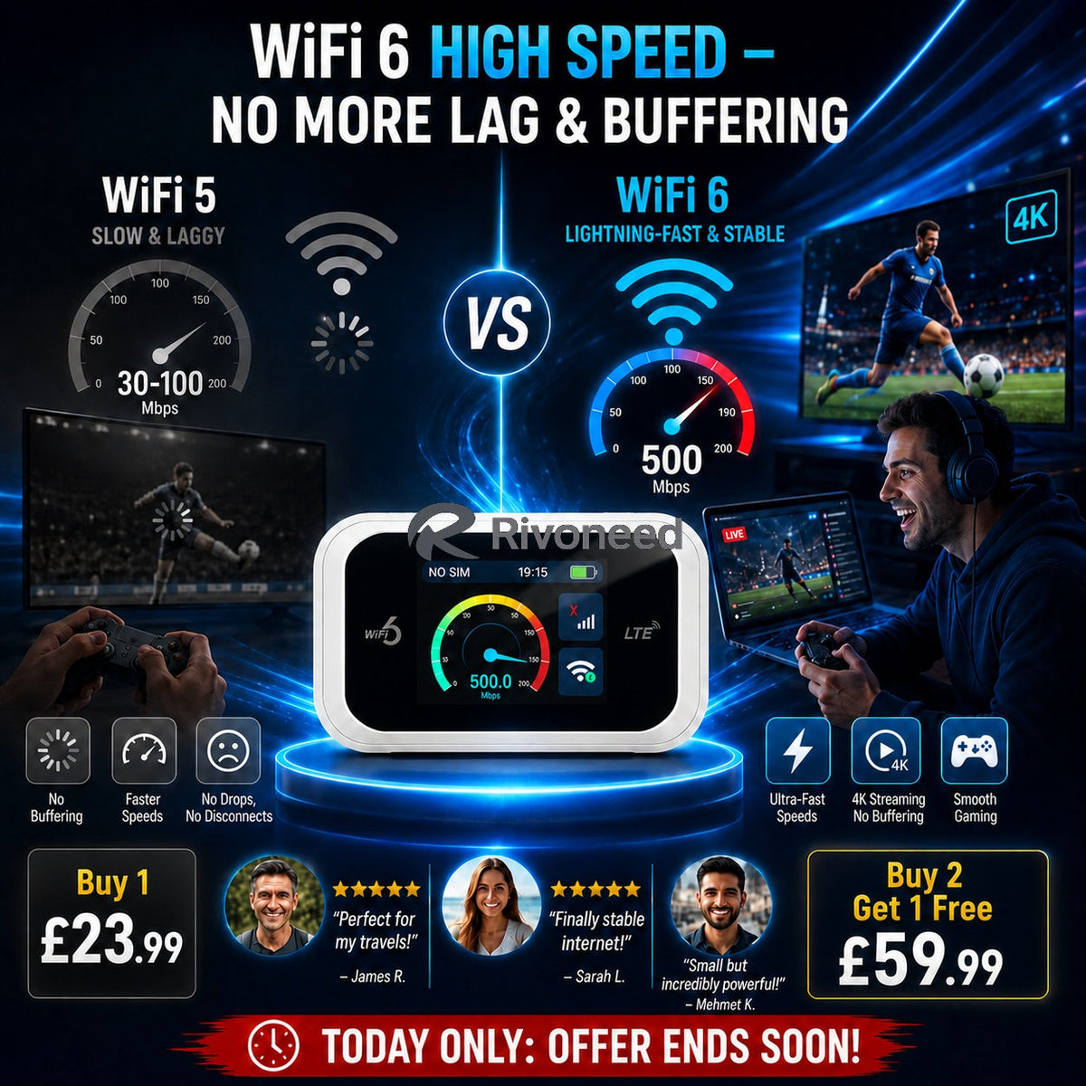 🥳2026 HOT SALE🥳💞50K+ SOLD!📶🌐 50% OFF! Mobile Hotspot – Portable WiFi, full coverage anywhere. No contract, no setup. Stay connected on the go! 📱✨
