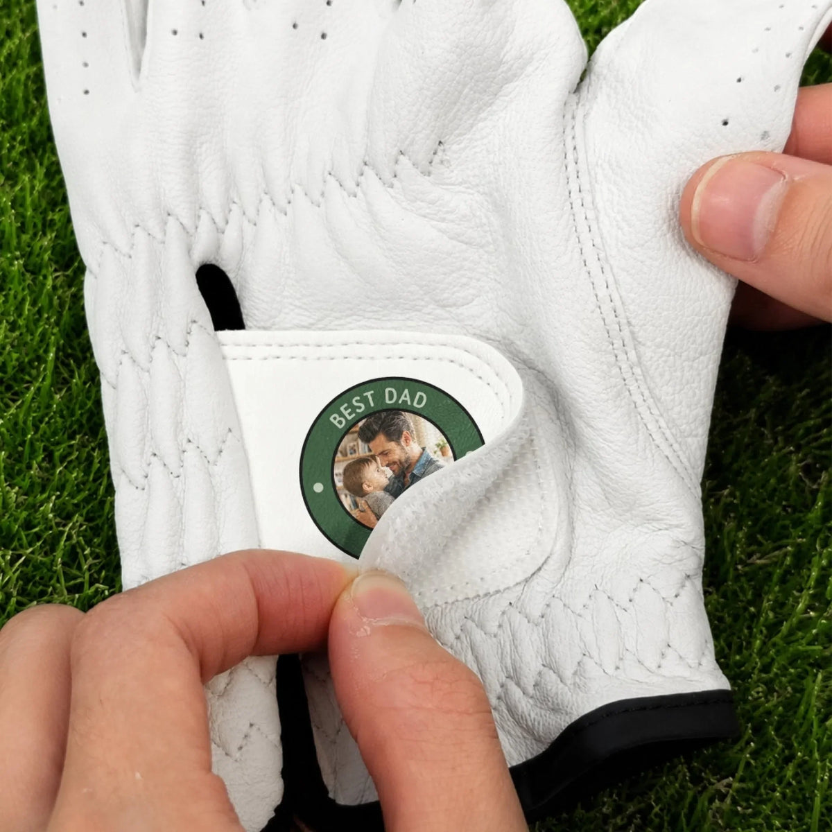 Custom Golf Glove-Personalized Father's Day Gift ,I Love You To The Rough And Back