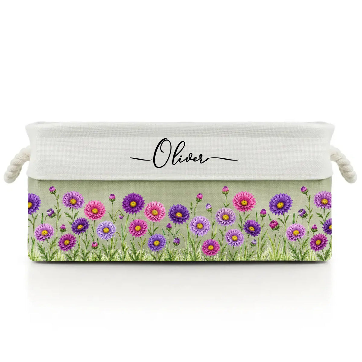 Custom Storage Basket -Personalized Birthday Gifts For Besties, Sisters, BFF, Family, Yourself A Garden Full Of Love