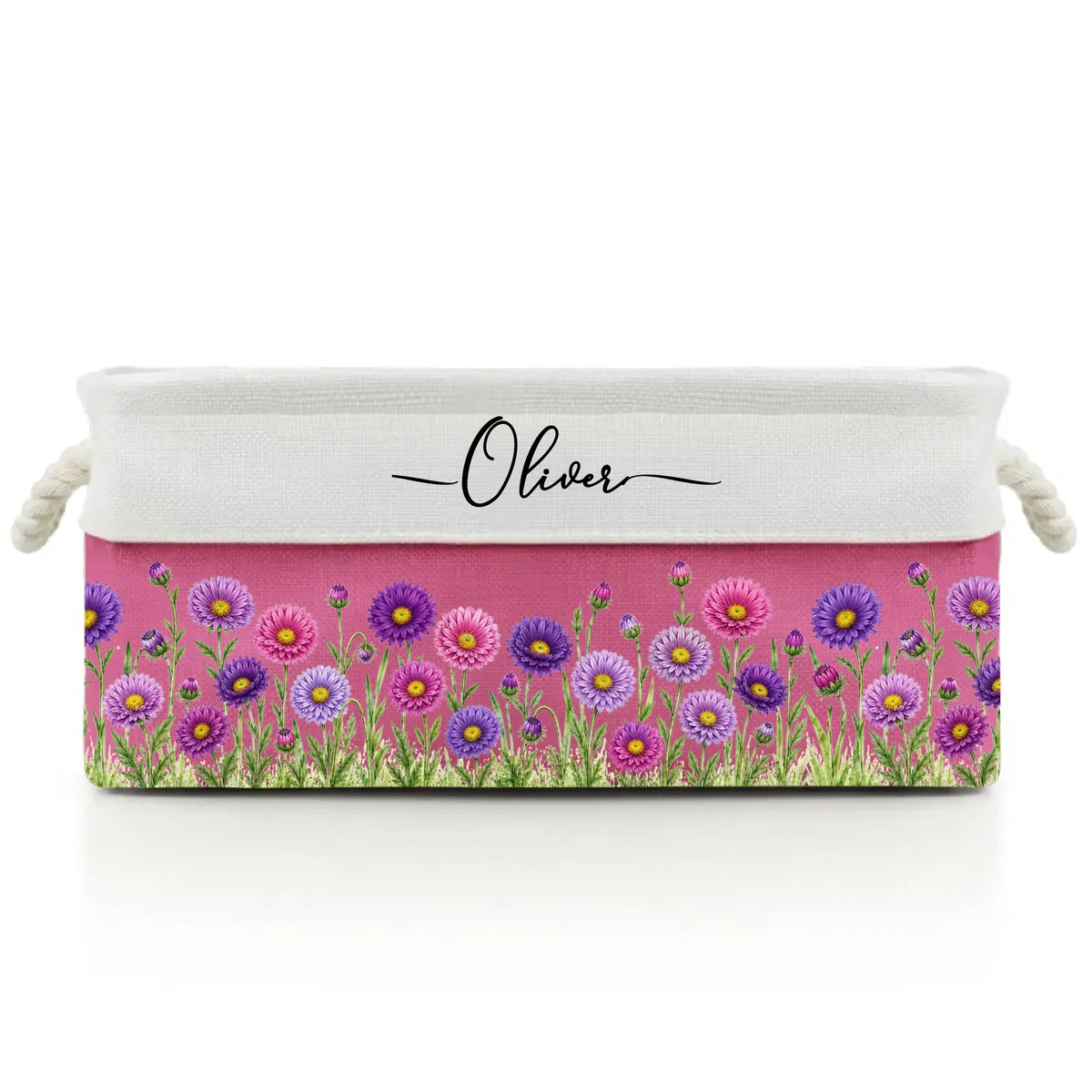 Custom Storage Basket -Personalized Birthday Gifts For Besties, Sisters, BFF, Family, Yourself A Garden Full Of Love