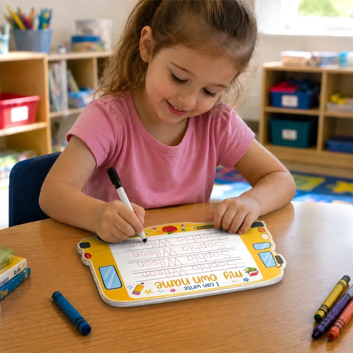 Custom Kids Acrylic Tracing Board - Personalized Back To School Gifts For Kids - Ready To Explore