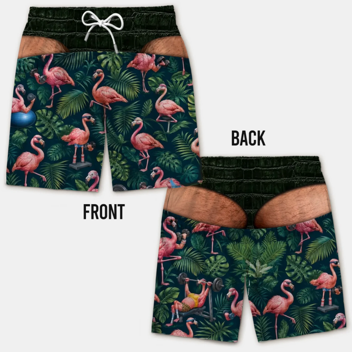 Custom Funny Men Swim Trunks - Personalized Birthday Gifts For Husband, Son, Grandson, Brother, Grandpa, Dad, Yourself - Suns Out Legs Out