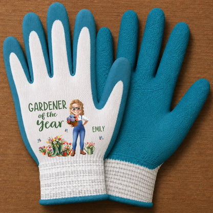 Custom Coated Grip Gardening Gloves - Personalized Birthday Garden Gifts For Gardeners - My Happy Garden Corner