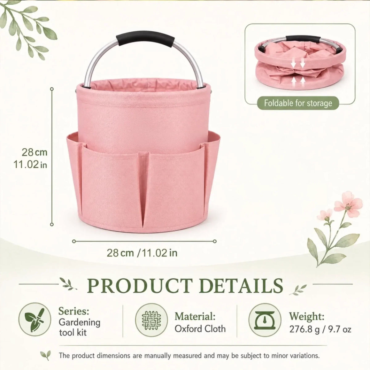 Custom Gardening Tool Bag - Personalized Birthday Garden Gifts For Gardeners - Bloom Where You Grow
