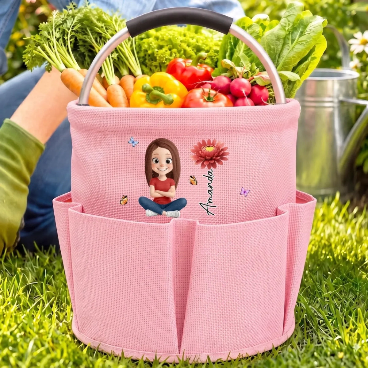 Custom Gardening Tool Bag - Personalized Birthday Garden Gifts For Gardeners - Bloom Where You Grow