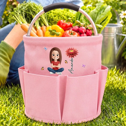 Custom Gardening Tool Bag - Personalized Birthday Garden Gifts For Gardeners - Bloom Where You Grow