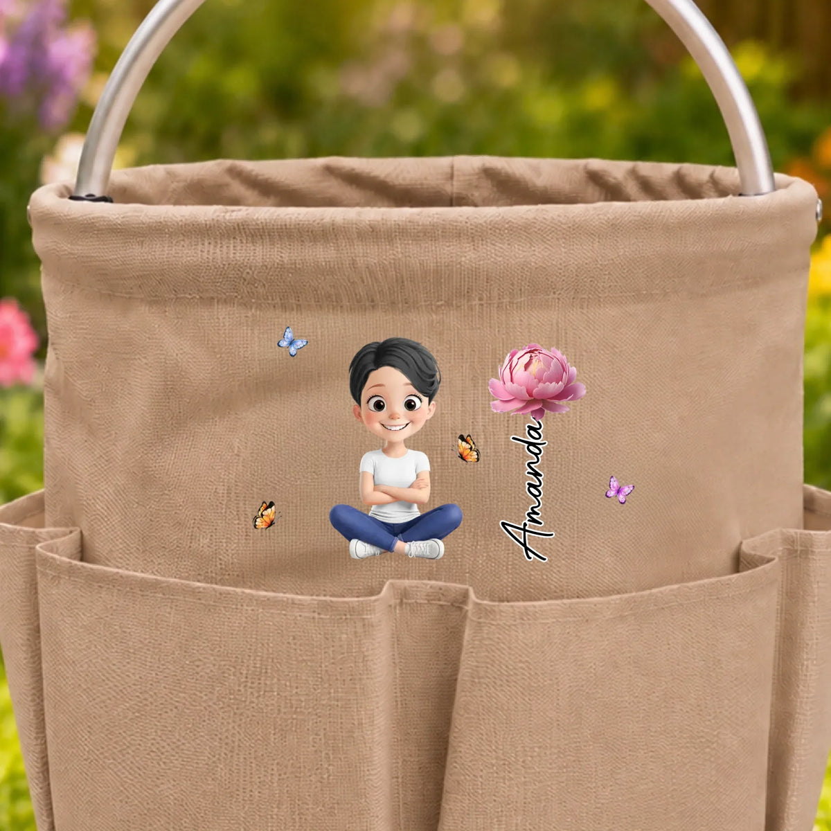 Custom Gardening Tool Bag - Personalized Birthday Garden Gifts For Gardeners - Bloom Where You Grow