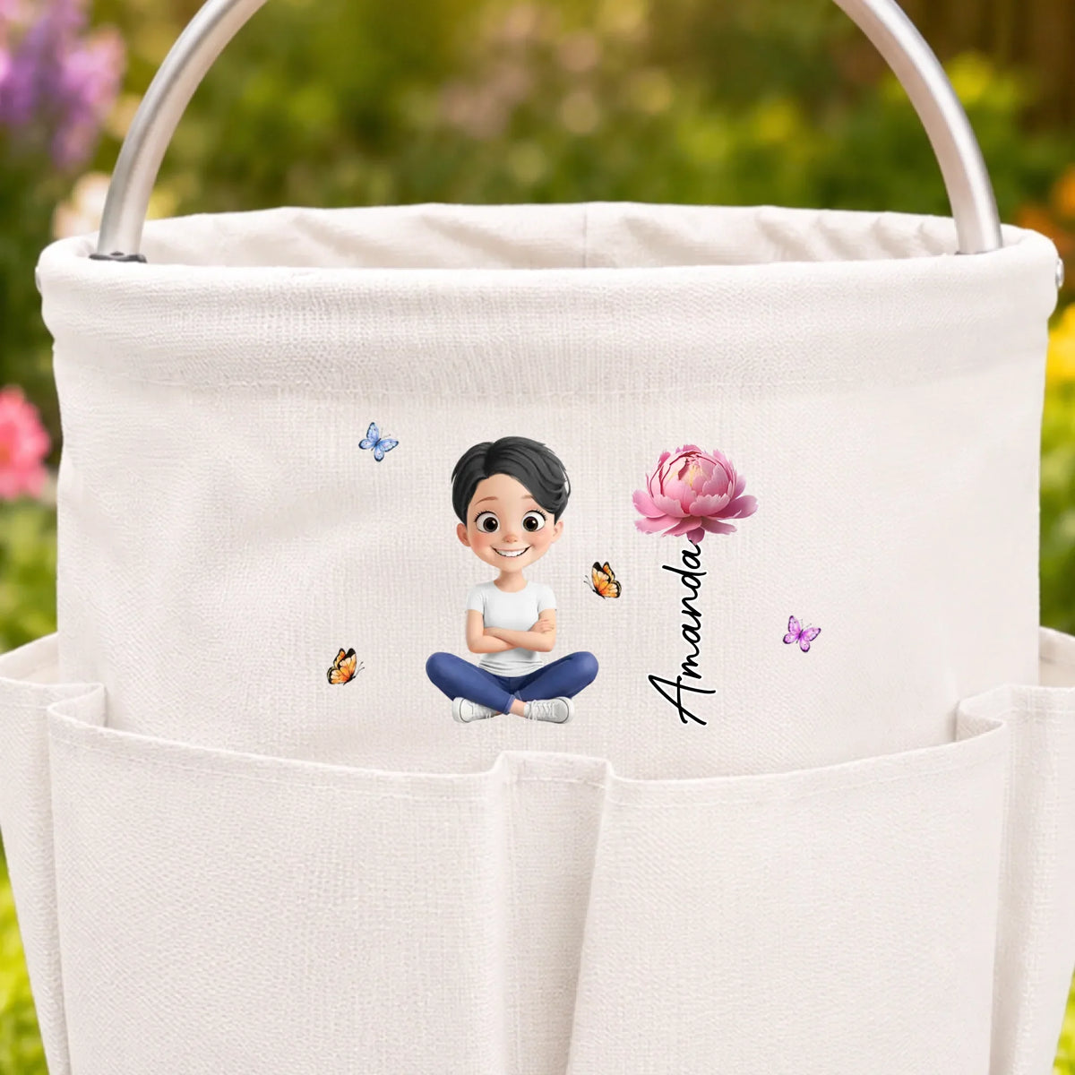 Custom Gardening Tool Bag - Personalized Birthday Garden Gifts For Gardeners - Bloom Where You Grow