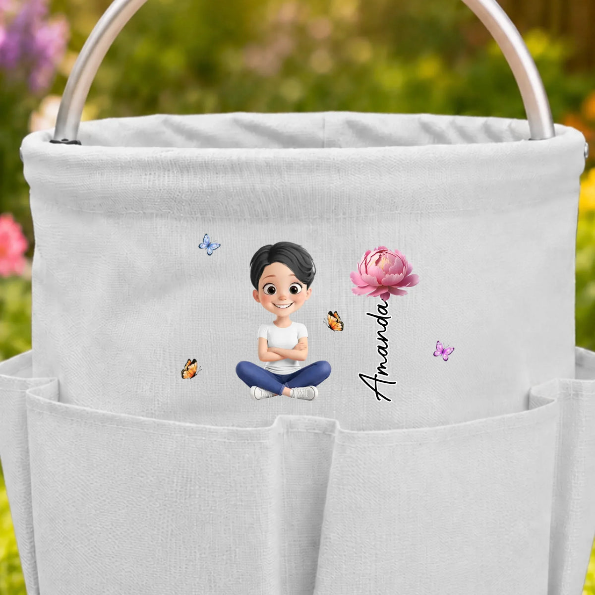 Custom Gardening Tool Bag - Personalized Birthday Garden Gifts For Gardeners - Bloom Where You Grow