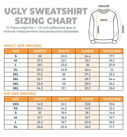 Personalized Ugly Sweatshirt - Christmas, Funny Gift For Men - My Belly Brings The Cheer
