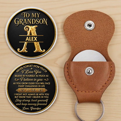 Custom Pocket Hug - Personalized Birthday Gifts For Grandson - Always My Buddy