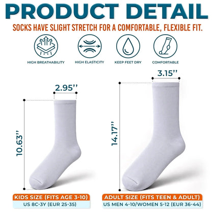 Custom Sport Crew Socks - Personalized Birthday Gifts For Sports Fans, Sports Lovers - Born To Play Hard