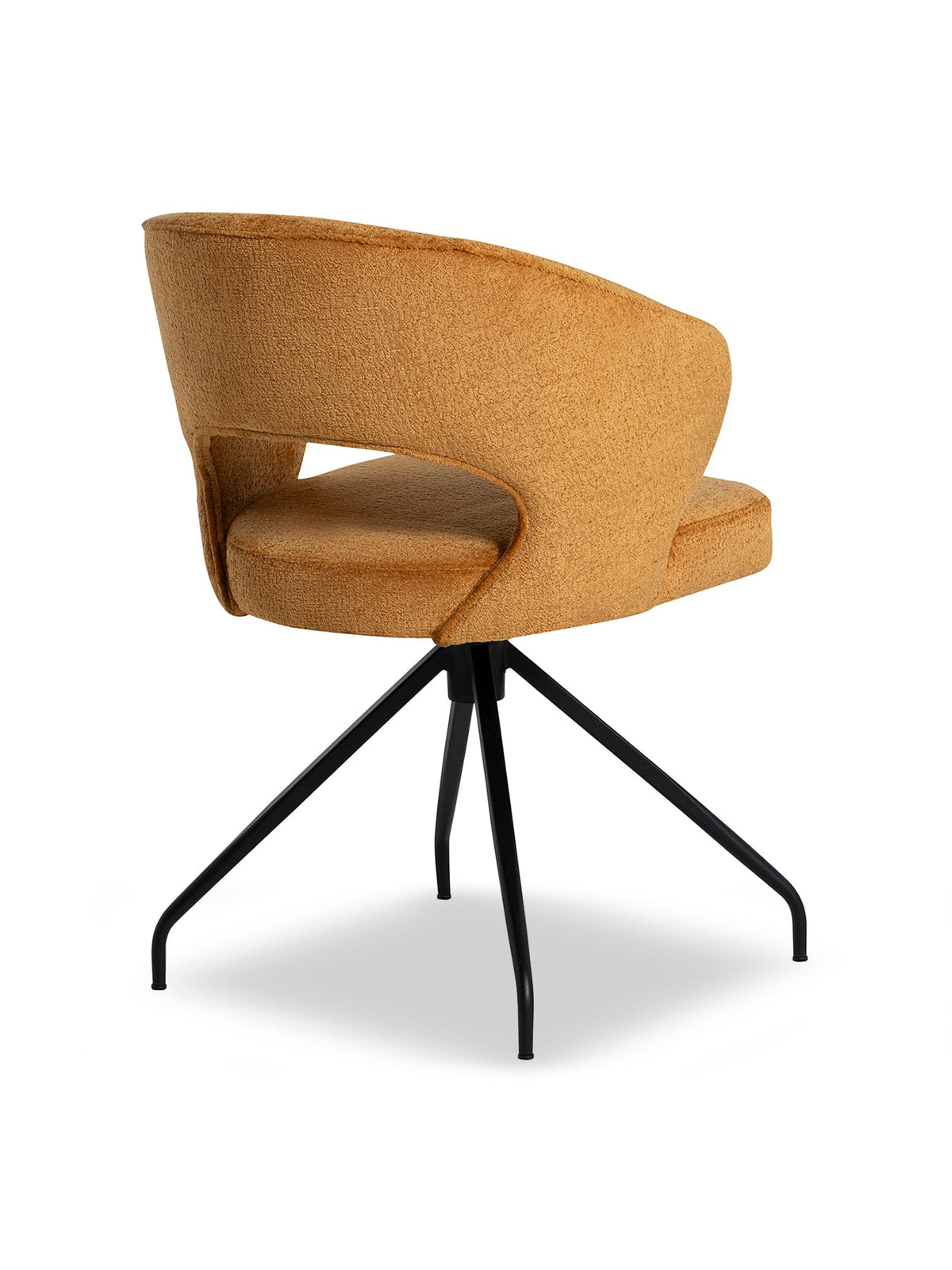 Cagney Fabric Swivel Dining Chair