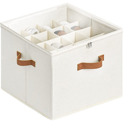 ⏰🔥LIMITED TIME 50% OFF! 👟 Fabric Shoe Organizer Storage Box – Foldable, Large Capacity, Dustproof & Breathable for Closet & Bedroom 🧺✨-UK
