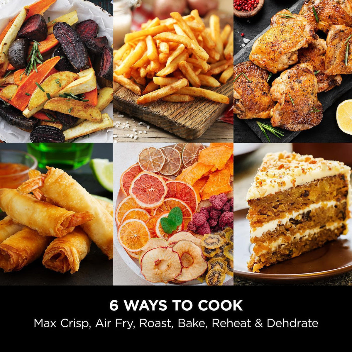 Ninja Air Fryer MAX PRO AF180UK – 6-in-1, 6.2L