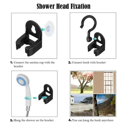 49% OFF ✨ Portable Outdoor Electric Shower Kit- Handheld Camp Shower for Travel, Hiking & Gardening