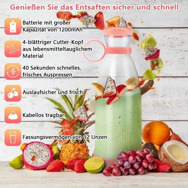 🍓HOT SALE: Portable Juicer Bestseller | Fresh Juice, Anytime, AnywhereX✨