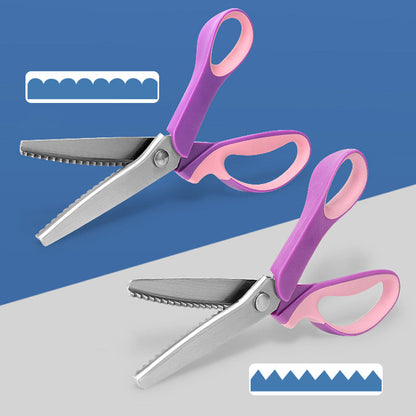 ⏳LAST DAY SALE ONLY ￡9.99!!🎉48K+ Sold ✂️Multipurpose Pinking Shears Serrated Scissors