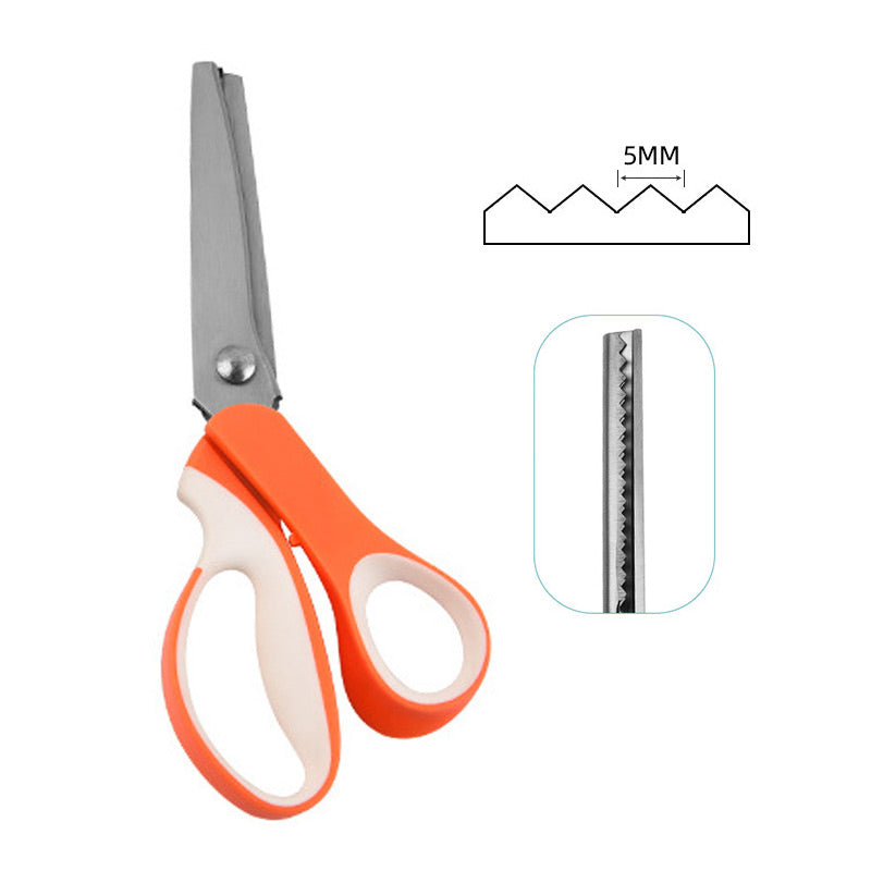 ⏳LAST DAY SALE ONLY ￡9.99!!🎉48K+ Sold ✂️Multipurpose Pinking Shears Serrated Scissors