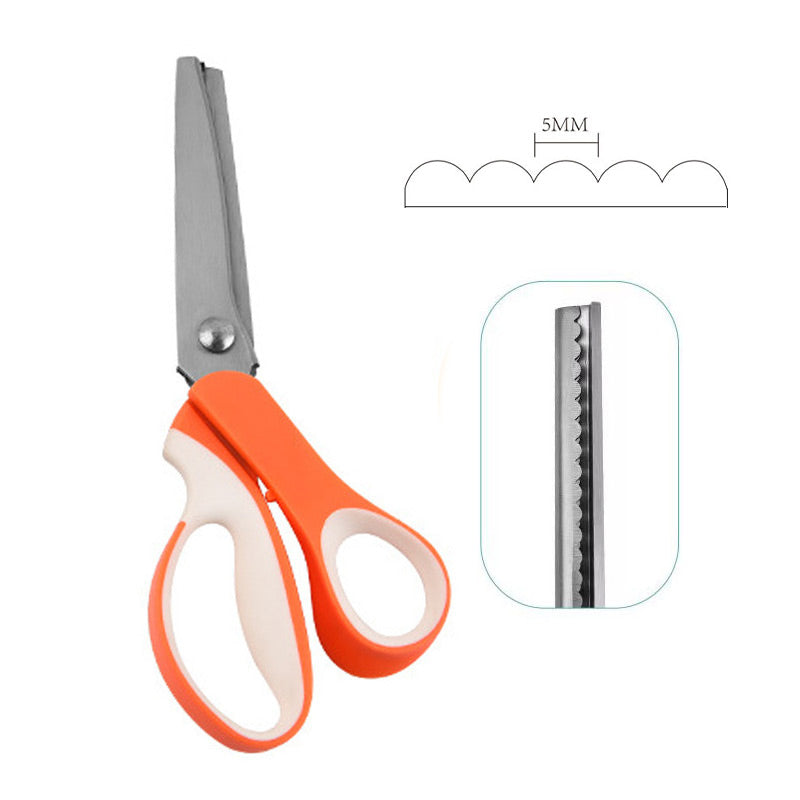 ⏳LAST DAY SALE ONLY ￡9.99!!🎉48K+ Sold ✂️Multipurpose Pinking Shears Serrated Scissors