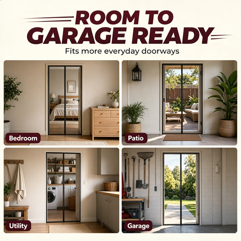 ✨️Last Day 50% OFF🚪✨ MAGNETIC BUG-FREE DOOR SCREEN – INSTANTLY KEEPS OUT FLIES, MOSQUITOES & WASPS! ✅ Self-Closing • Easy No-Drill Install • Pet & Kid Friendly