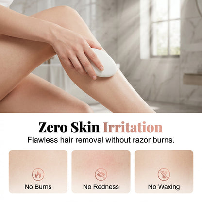 🔥 Buy 1 Get 1 free !🔥  Palm-Fit Hair Eraser for Quick At-Home Grooming, Painless Crystal Hair Remover, Eco-Friendly Reusable Physical Hair Removal Tool for Legs, Arms &  Body