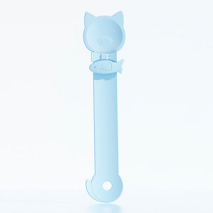 ⏳LAST DAY SALE ONLY ￡6.99!!🔥💞50K+ SOLD! Cat Feeder Spoon –BPA-free, one-hand squeeze & wide spoon. Clean feeding – grab yours! ✅