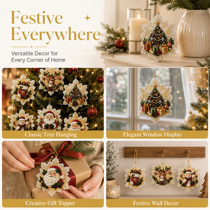 😍Christmas Sale - 50% Off🎄 DIY Diamond Ornament Set | Festive Craft Fun