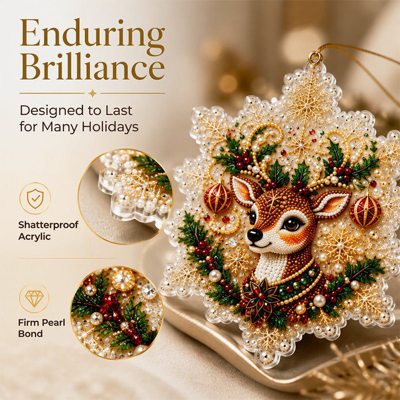 😍Christmas Sale - 50% Off🎄 DIY Diamond Ornament Set | Festive Craft Fun
