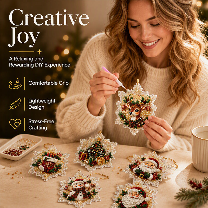 😍Christmas Sale - 50% Off🎄 DIY Diamond Ornament Set | Festive Craft Fun