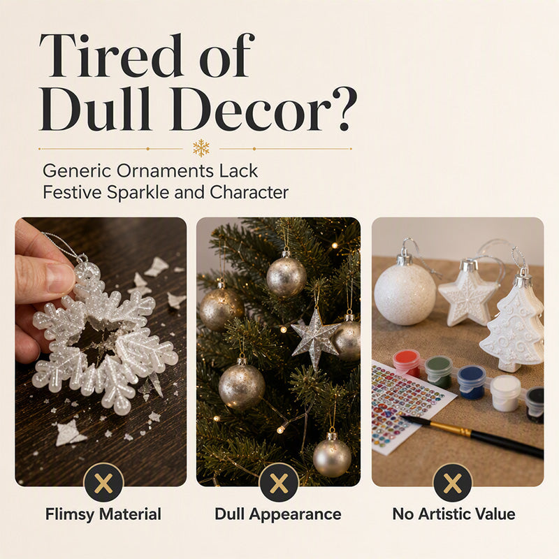 😍Christmas Sale - 50% Off🎄 DIY Diamond Ornament Set | Festive Craft Fun