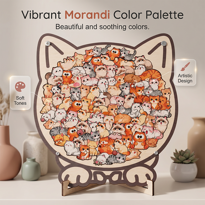 Wooden Animal Stacking Puzzle