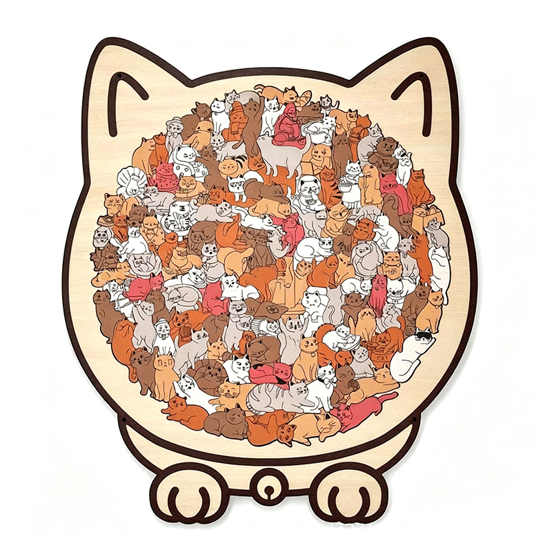 Wooden Animal Stacking Puzzle
