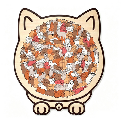 Wooden Animal Stacking Puzzle